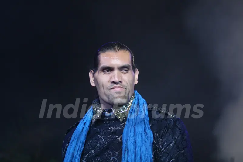 Khali at Finale of Bigg Boss 4