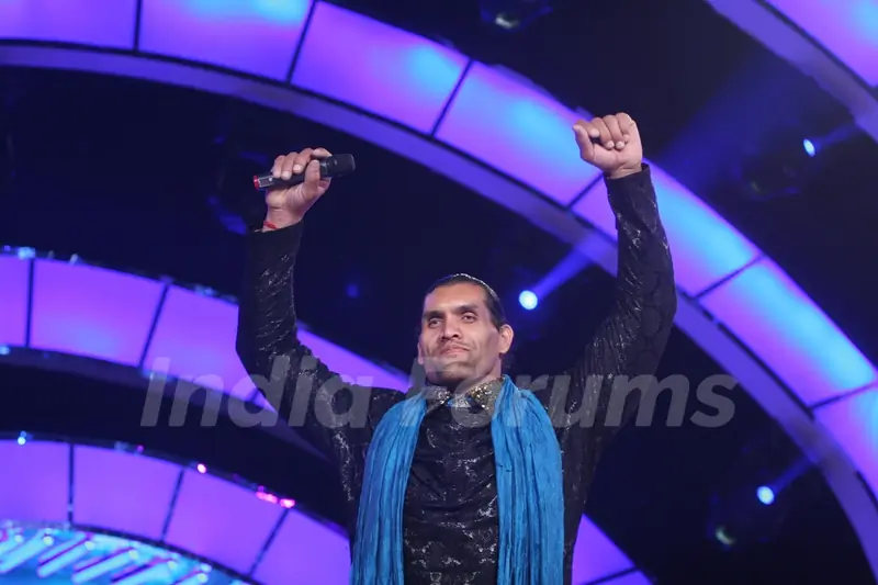 Khali at Finale of Bigg Boss 4