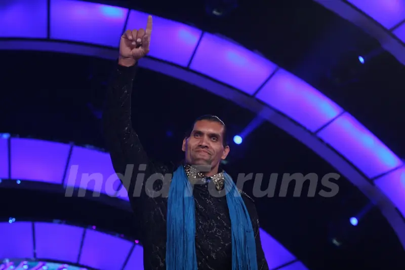 Khali at Finale of Bigg Boss 4