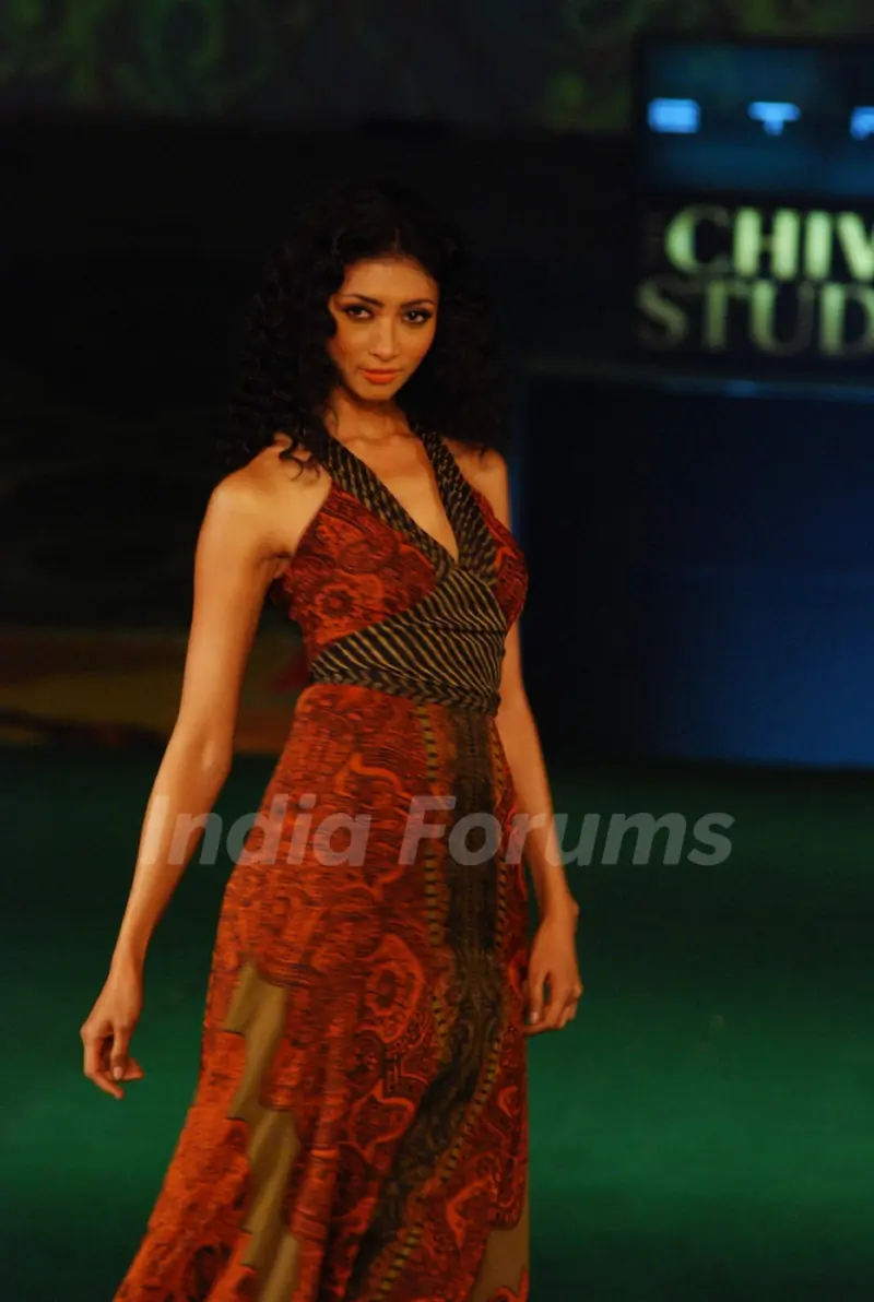 Models walking on the ramp for Chivas Fashion Show Day 1..