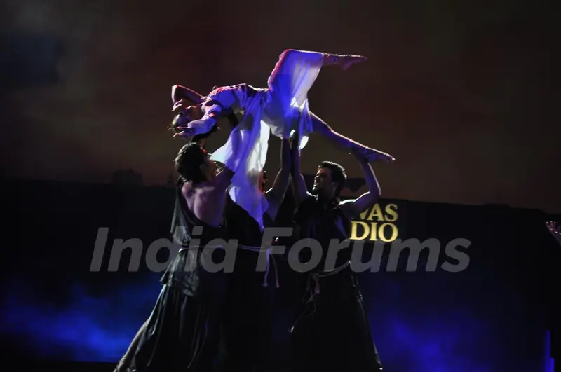 Models walking on the ramp for Manish Malhotra show for Chivas Studio