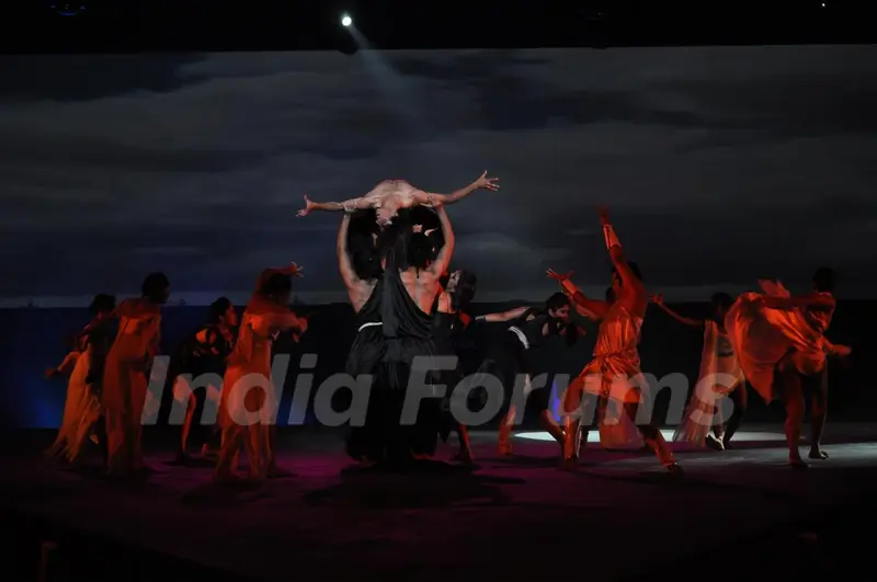 Models walking on the ramp for Manish Malhotra show for Chivas Studio