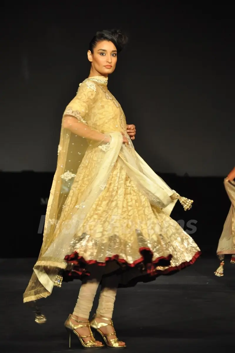Models walking on the ramp for Manish Malhotra show for Chivas Studio