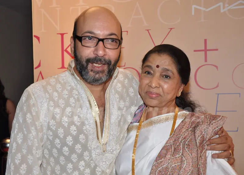 Asha Bhonsle in MAC bash hosted by Mickey Contractor. .