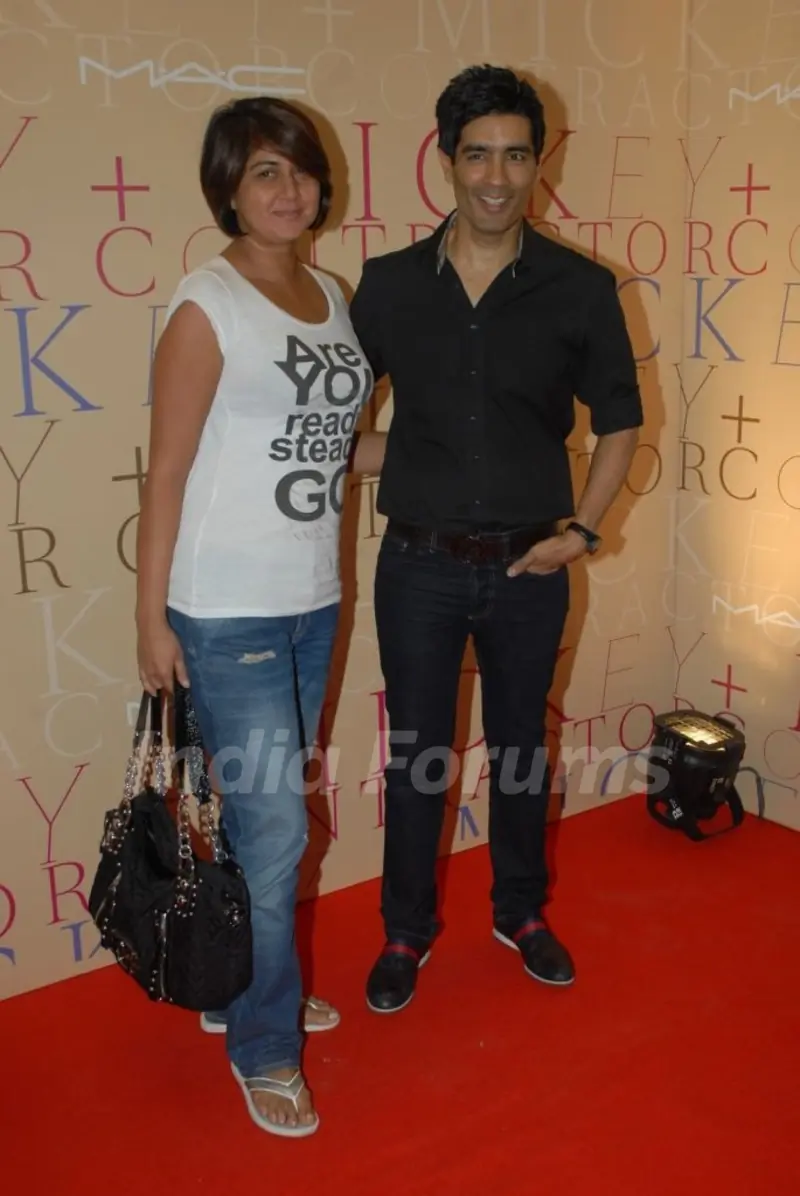 Manish Malhotra in MAC bash hosted by Mickey Contractor