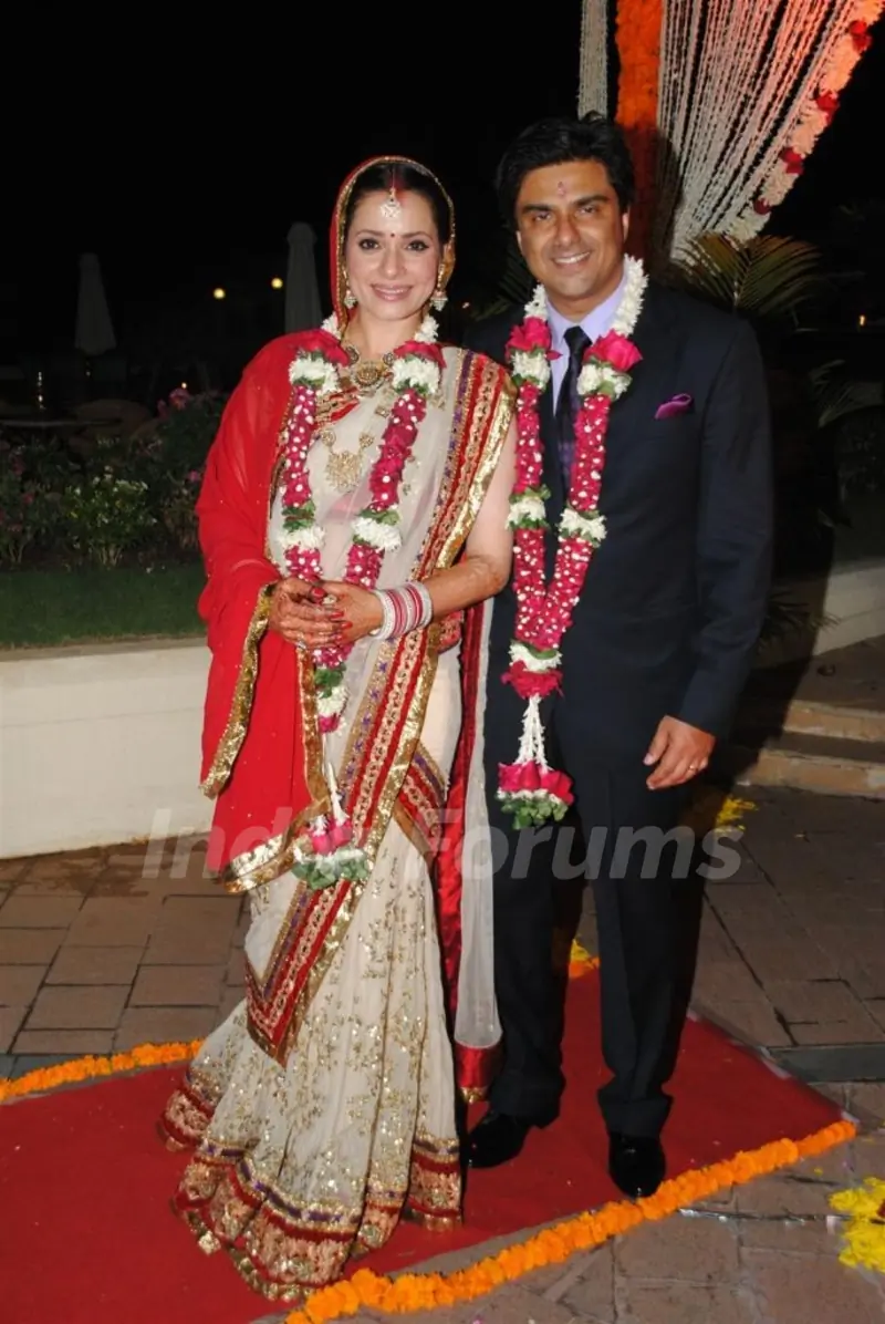 Sameer Soni and Neelam Kothari's wedding ceremony