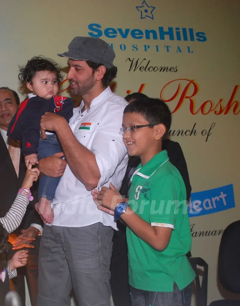 Hrithik Roshan at the launch of 'Save a heart' campaign by SevenHills
