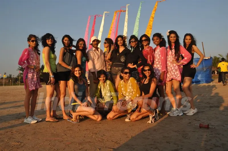 Indian Princess-2011 contestant performed ramp walk during ,organized by Atharva Group of Institutes