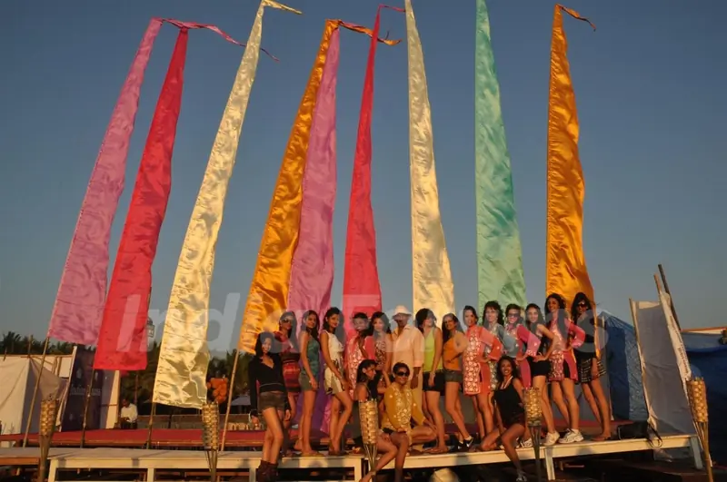 Indian Princess-2011 contestant performed ramp walk during ,organized by Atharva Group of Institutes