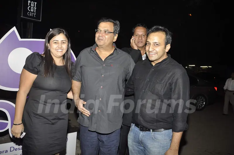 Subhash Ghai at Fat Cafe dinner at Andheri. .