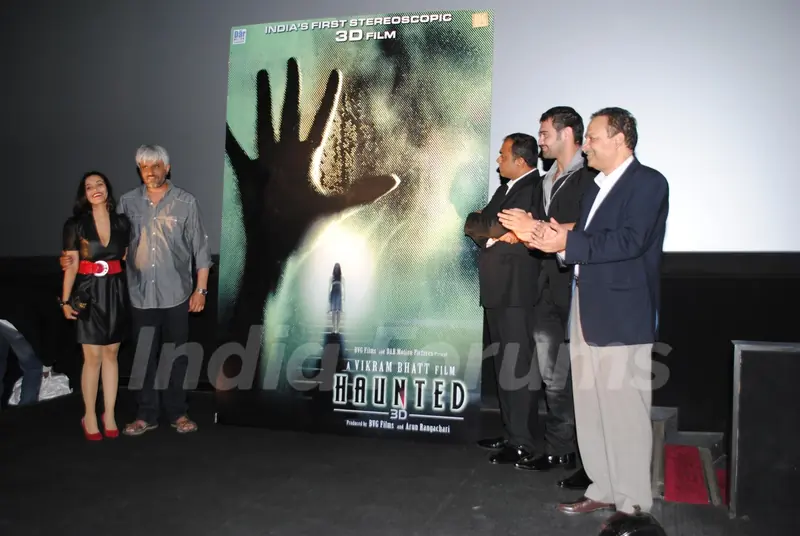 Launch of Vikram Bhatt's 'Haunted - 3D' movie first look