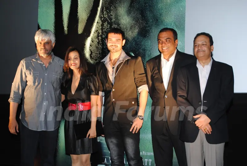 Vikram Bhatt, Twinkle and Mimoh at Launch of Vikram Bhatt's 'Haunted - 3D' movie first look