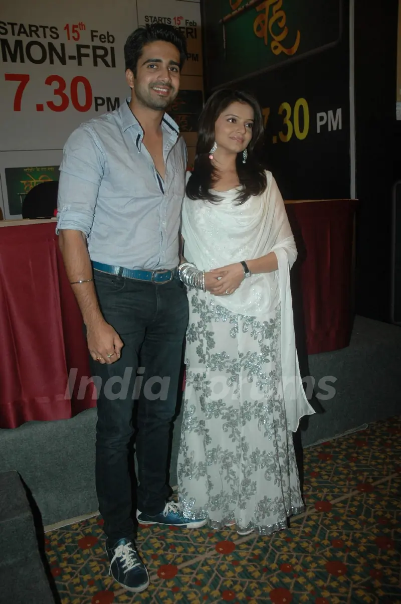 Rubina and Avinash at Media meet of Zee Tv Choti Bahu at JW Marriott. .