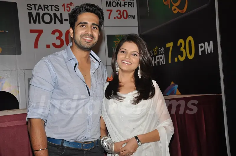 Rubina Dilaik and Avinash Sachdev at launch of Choti Bahu at JW Marriott in Mumbai