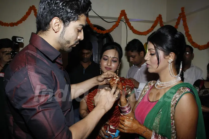 The ring ceremony of Debina and Gurmeet