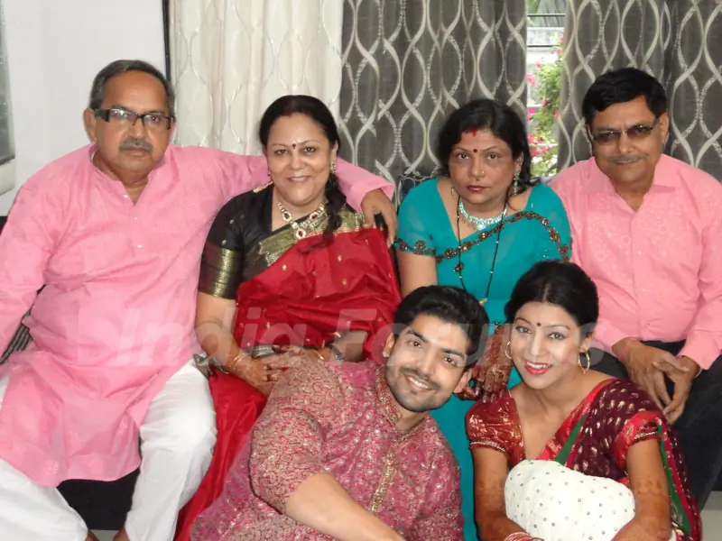 Gurmeet & Debina's parents in their wedding ceremony