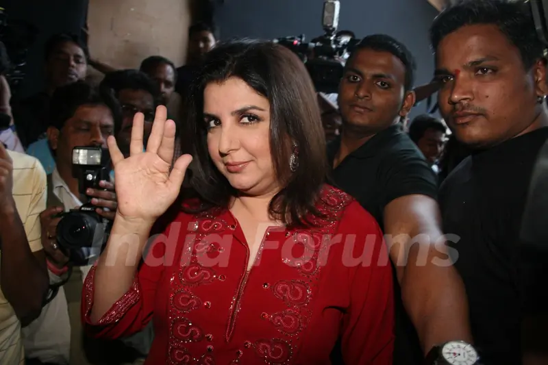 Farah Khan at TV talent show 'Just Dance'