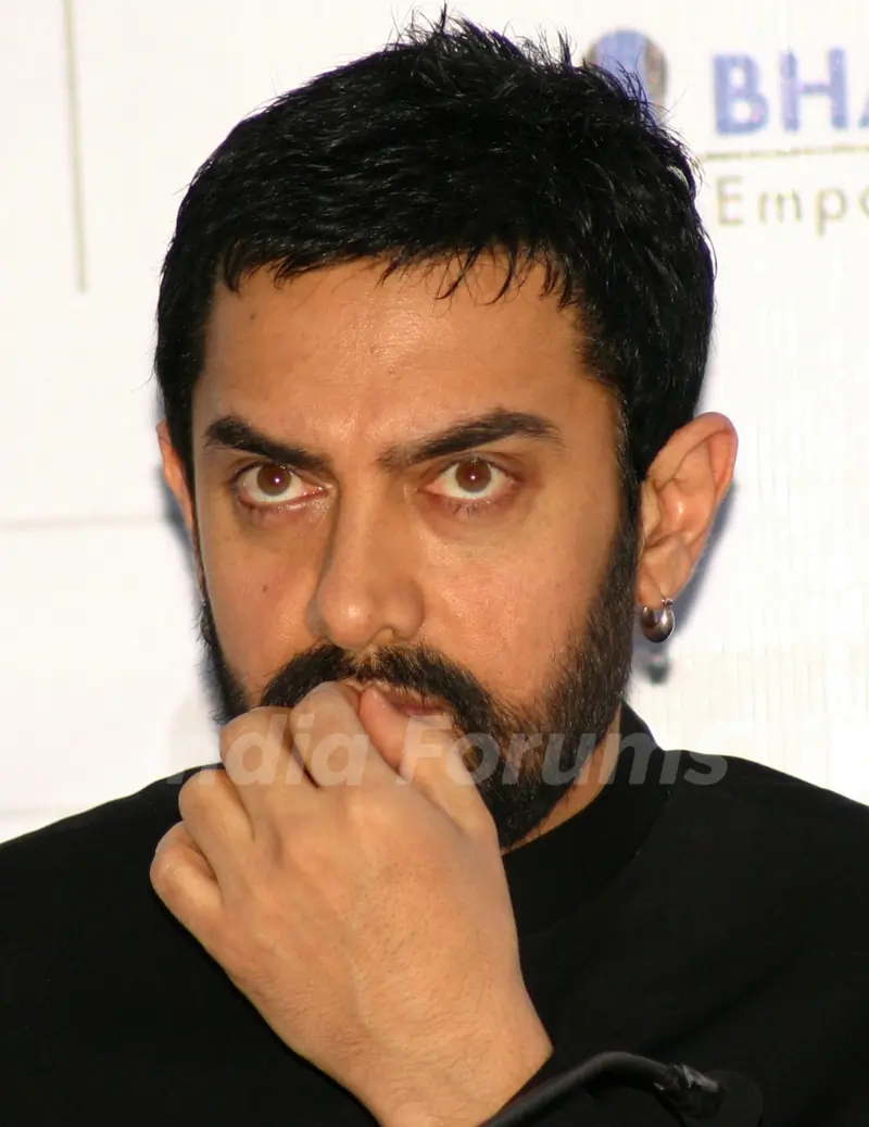 Aamir Khan at the release of book "Colours of My Rainbow" in New Delhi