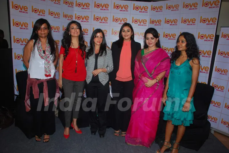 Mini Mathur and Tanishta Chaterjee at Big Love CBS channel launch. .