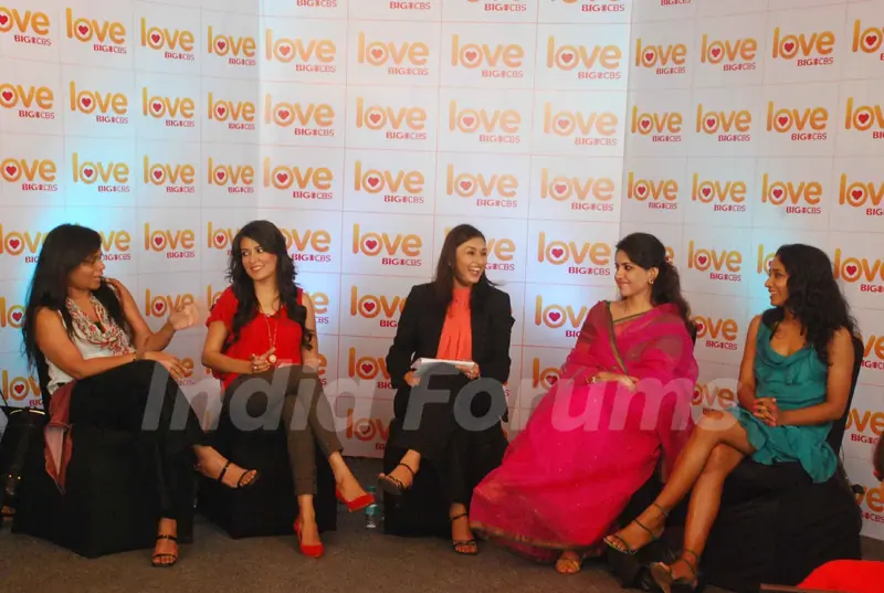 Mini Mathur and Tanishta Chaterjee at Big Love CBS channel launch