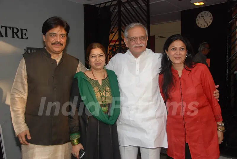 Gulzar at Rekha Bharadwaj's play premiere show at Prithvi. .