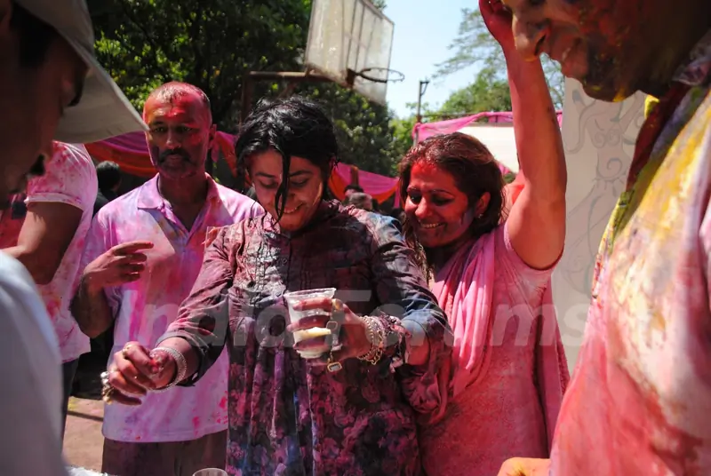 Ekta Kapoor, Sanjay Gupta and Kiran Bawa's Holi Party at Versova