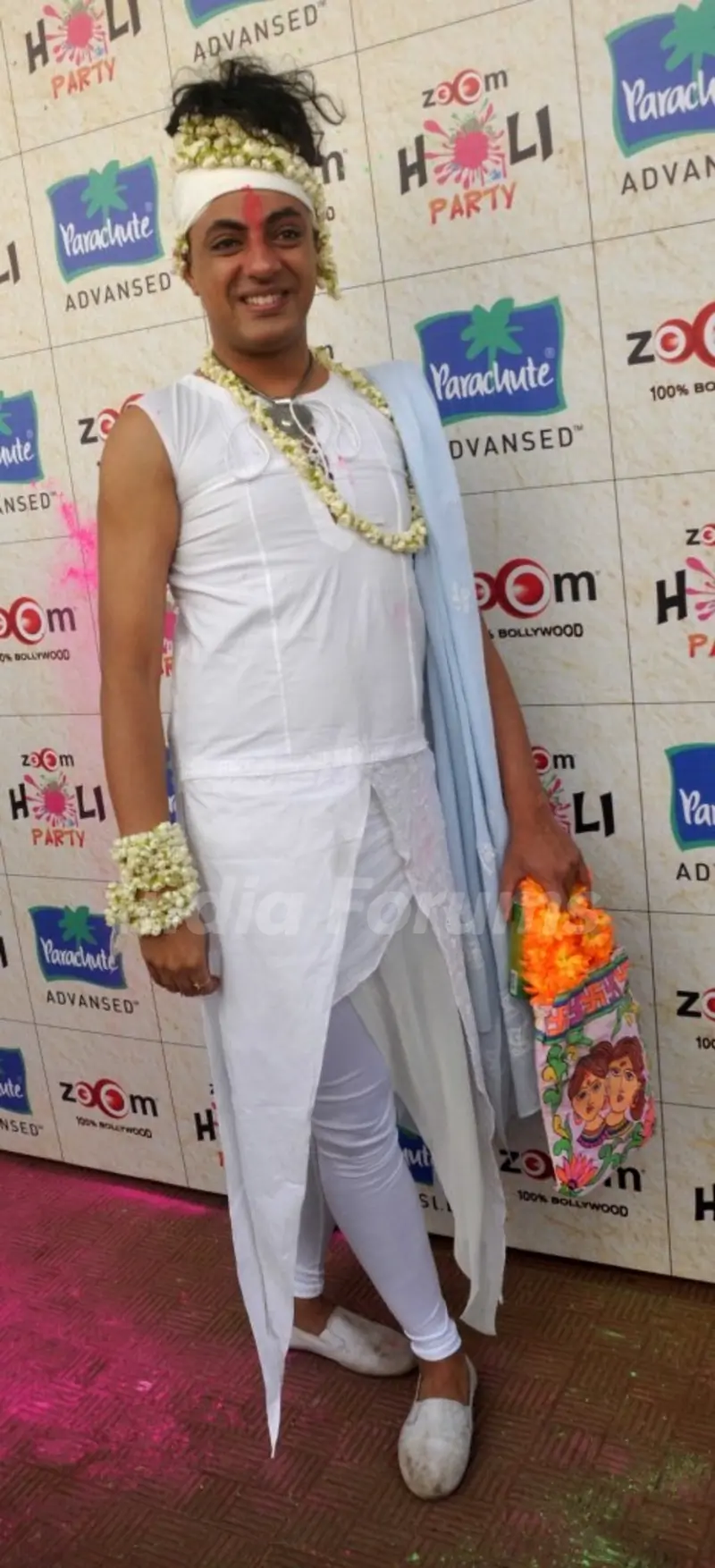 Rohit Verma at Zoom Holi Party in Tulip star