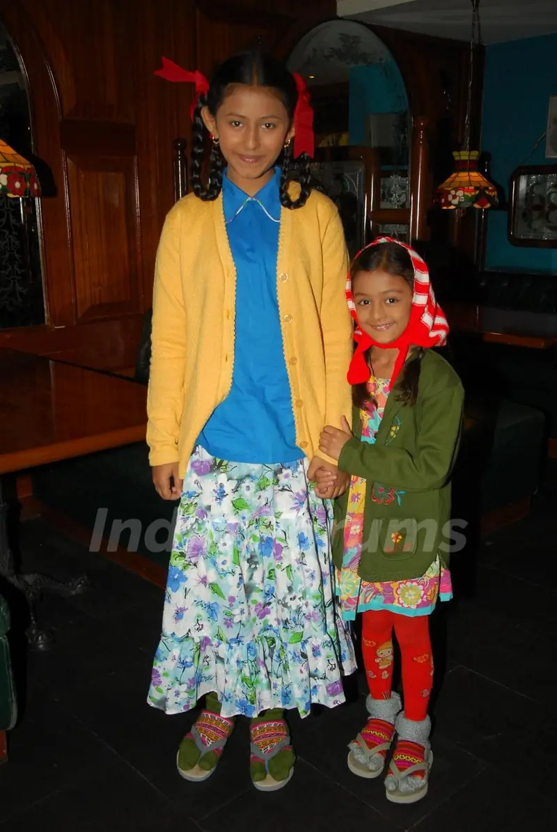 Richa Mukherjee and Shruti Bhist at Press Conference of Zee Tv new show 'Chhoti Si Zindagi'