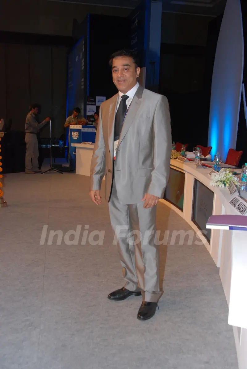 Kamal Haasan at FICCI-FRAMES Inauguration in Renaissance, Powai, Mumbai. .