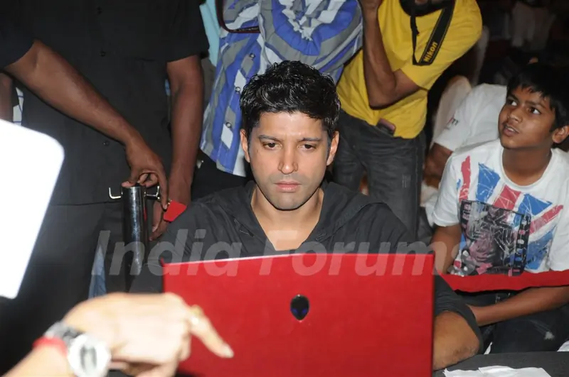 Farhan Akhtar at Zapak.com Game film event at Novotel