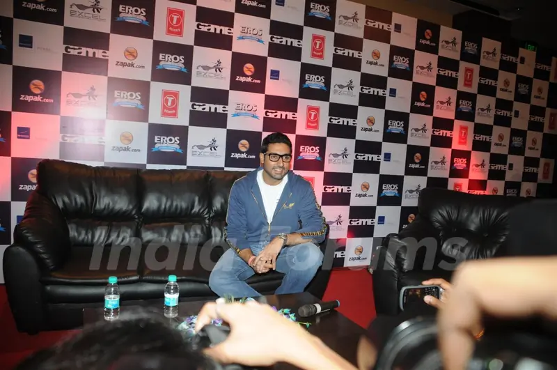 Abhishek Bachchan at Zapak.com Game film event at Novotel