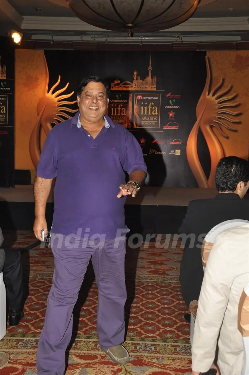 David Dhawan at IIFA Awards nomination in Toronto, Ontario, Canada