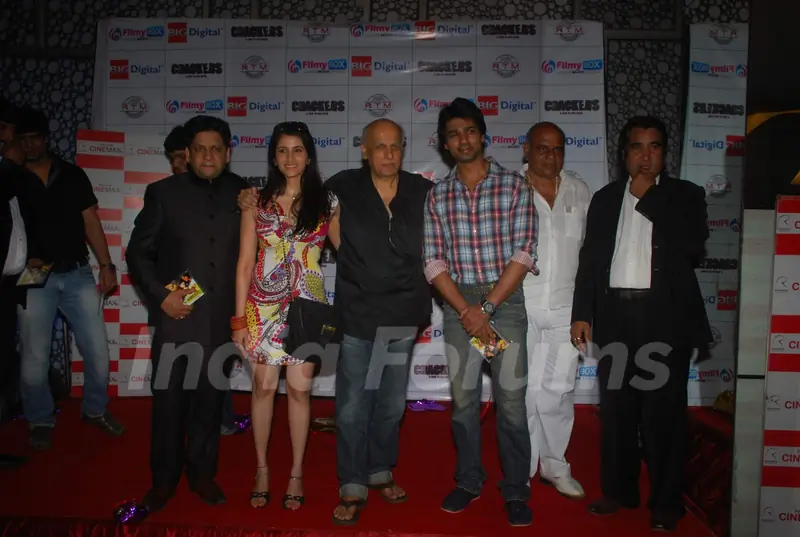 Mahesh Bhatt & Smily Suri at Crackers music launch at Juhu