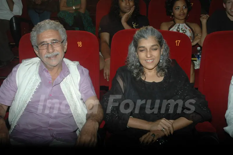Naseeruddin and Ratna Pathak Shah at 404 music launch at PVR Juhu