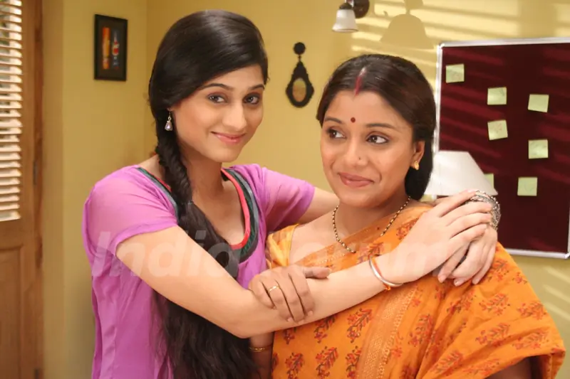 Navya with her Mom