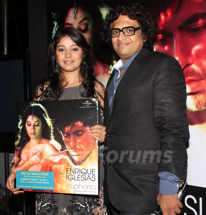Shamir Tandon at Sunidhi Chauhan's Enrique Track Party