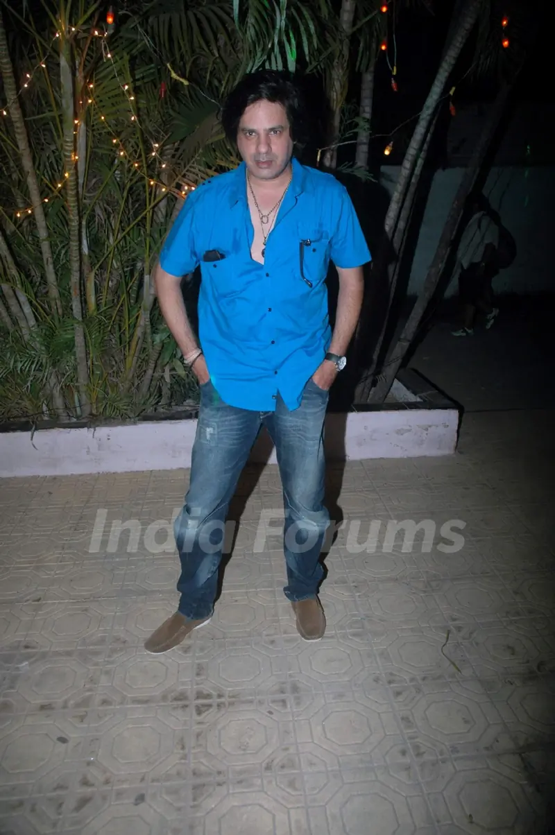 Rahul Roy at Debina Bonnerjee bday bash at Madh with Retro Theme