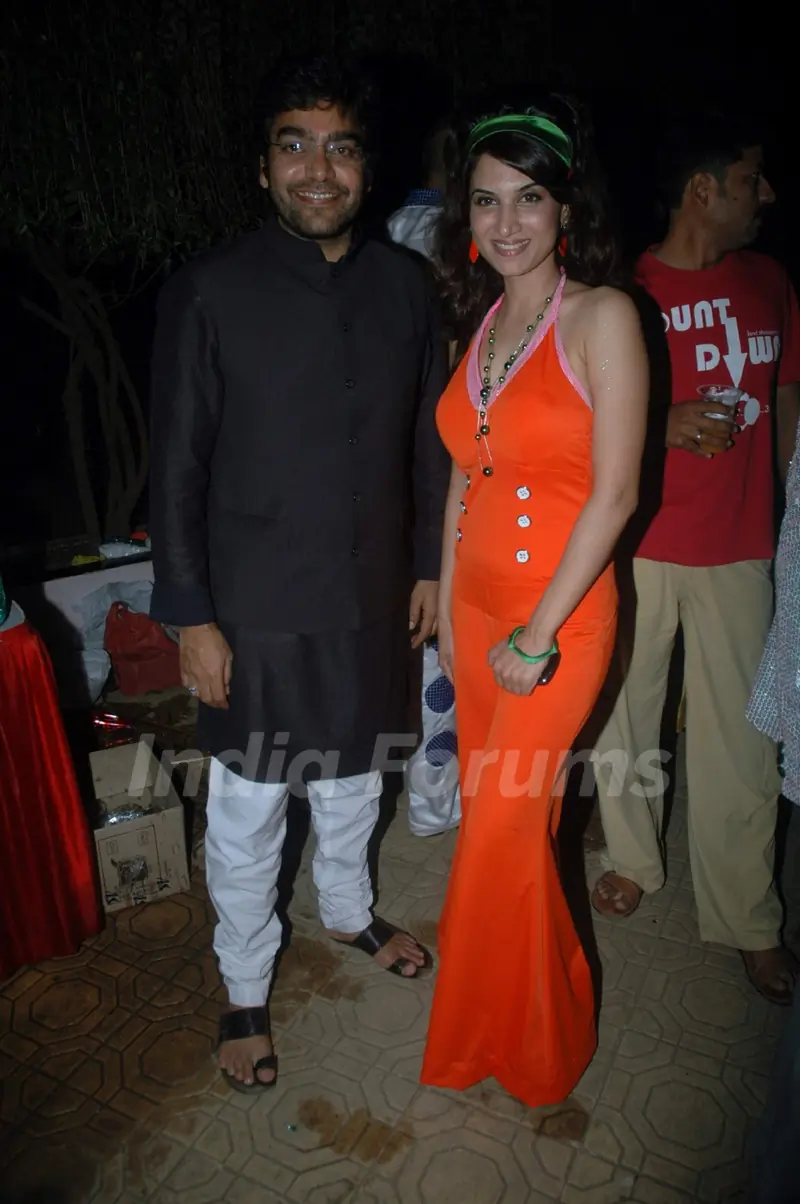 Ashutosh Rana at Debina Bonnerjee bday bash at Madh with Retro Theme