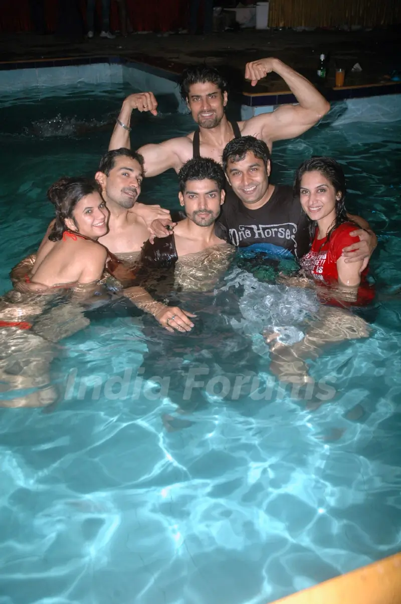Gurmeet, Abhinav and many more at Debina Bonnerjee bday bash at Madh with Retro Theme