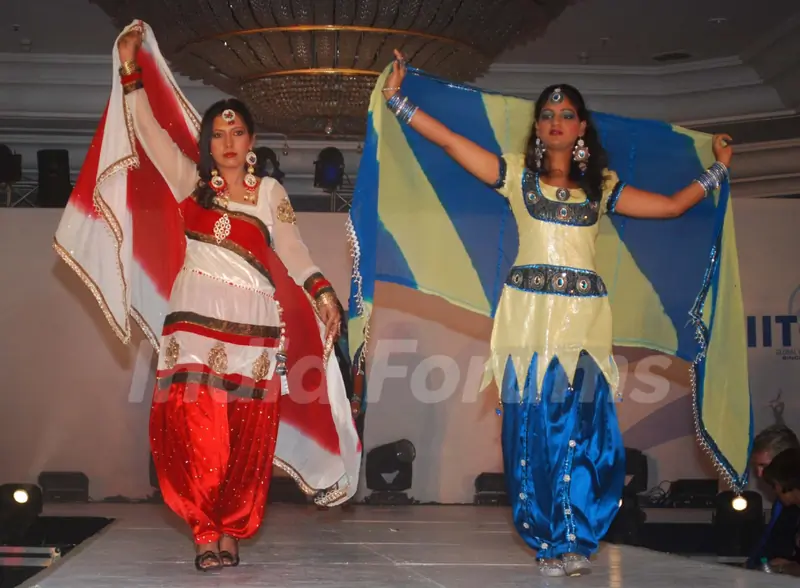Models walk the ramp at IITC Annual Fashion Show
