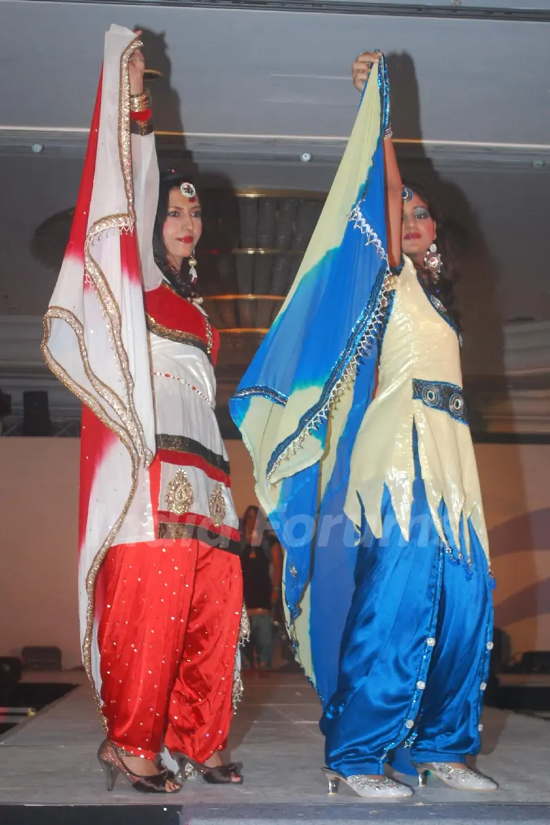 Models walk the ramp at IITC Annual Fashion Show