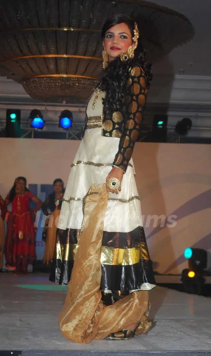 Models walk the ramp at IITC Annual Fashion Show