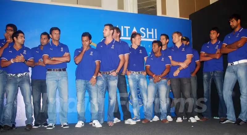 Rajasthan Royals team launches new range of Lcd Mitashi