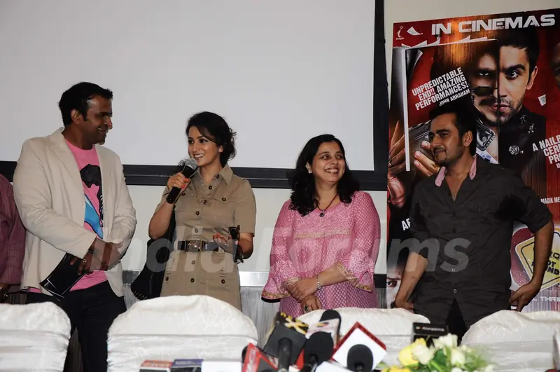 Celebs at 404 film press meet at Novotel. .