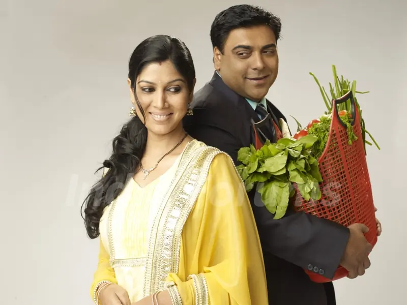 Ram Kapoor and Saakshi Tanwar as Ram and Priya in Bade Acche Laggte Hai