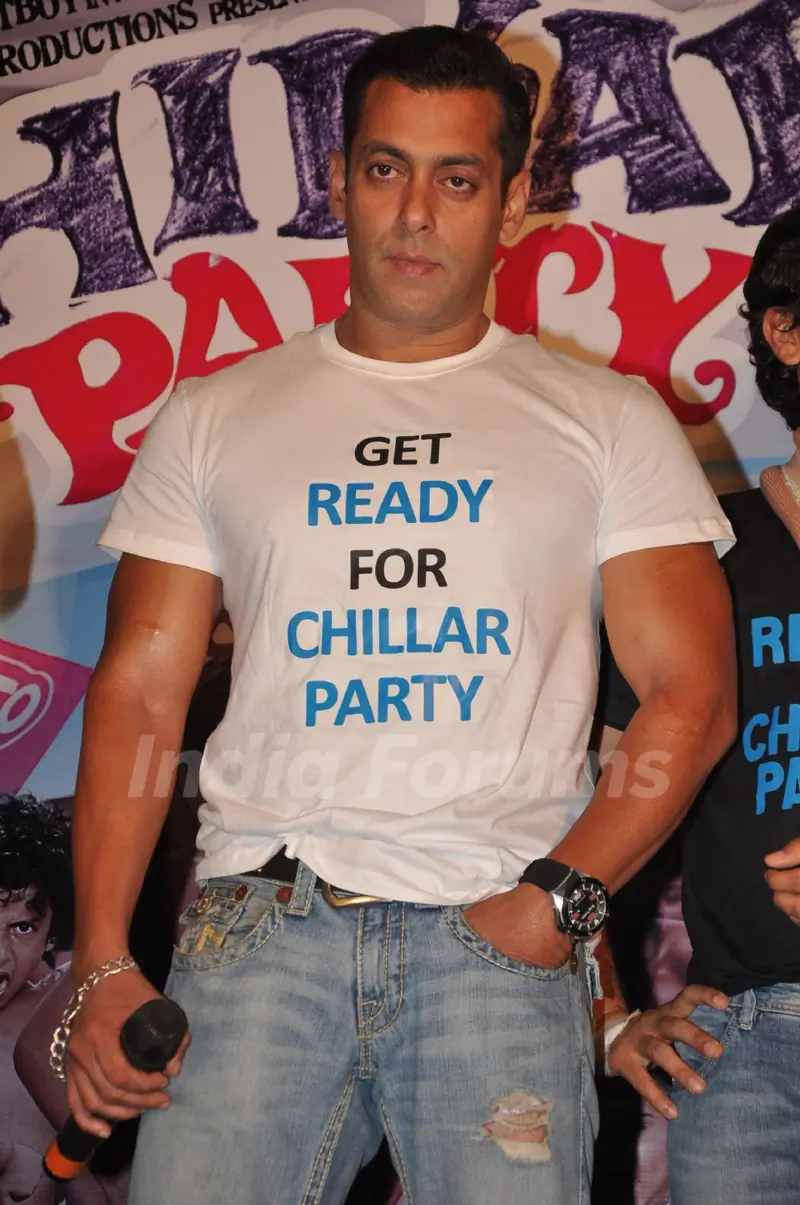 Salman Khan at Chillar Party film first look