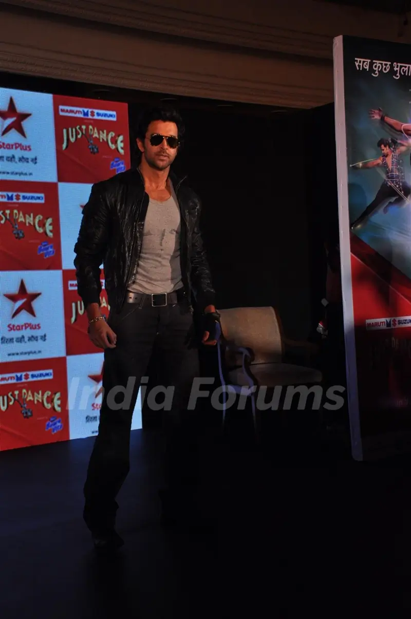 Hrithik Roshan at television’s reality show platform, 'Just Dance' press meet at TajLands End