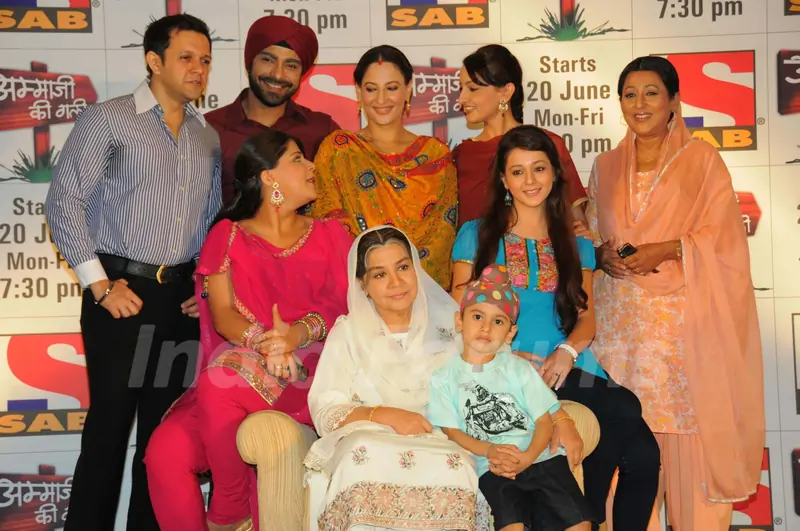 Cast and Crew at launch of SAB TV serial Ammaji Ki Galli at JW Marriott