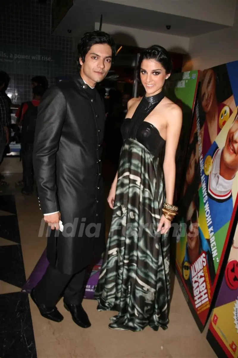Ali Fazal and Giselle Monteiro at Premiere of the Movie Always Kabhi Kabhi at PVR, Juhu