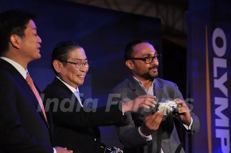 Rahul Bose brand ambassado launch 'Olympus Trinity Series Camera' at ITC hotel Parel